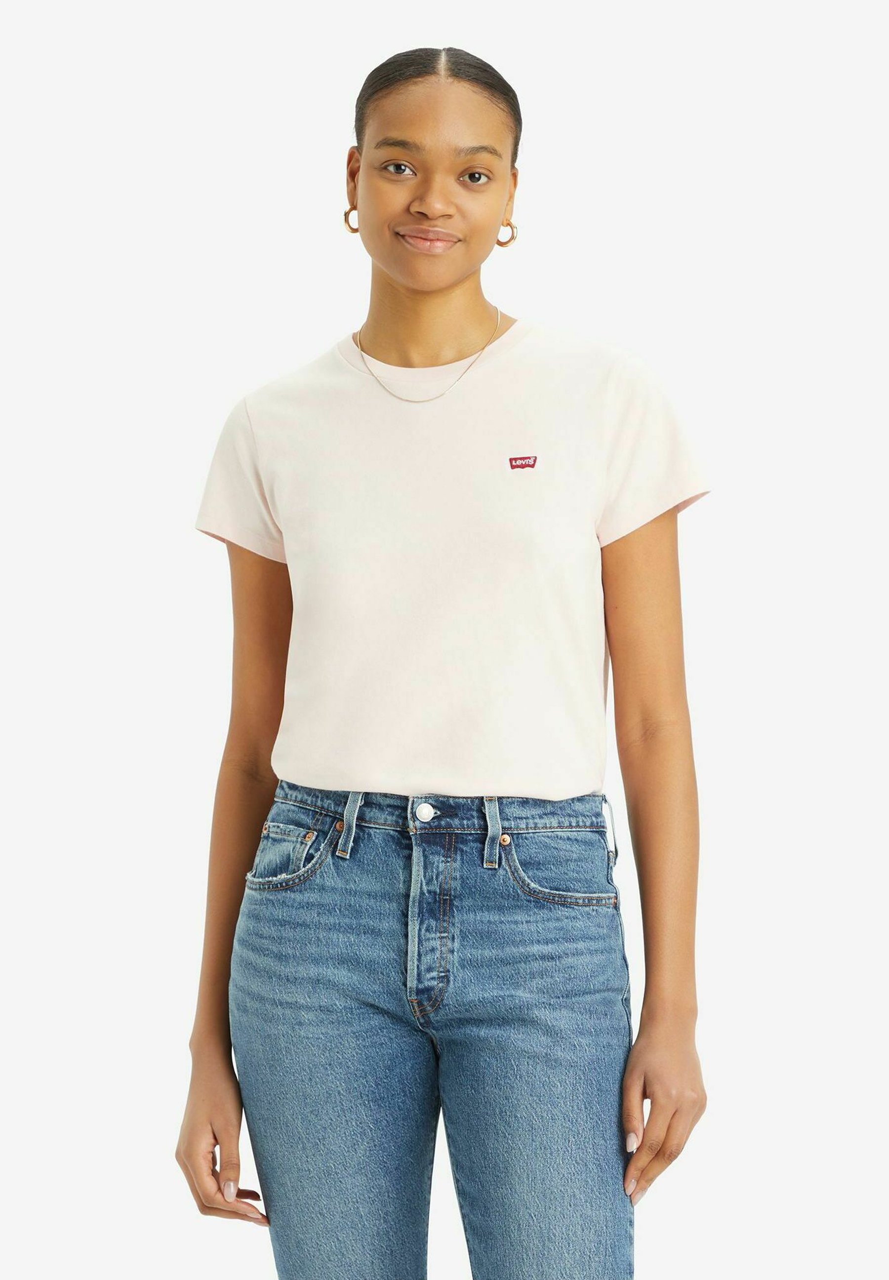 Levi's Damen The Perfect Tee T-Shirt – Mit Poster-Logo, Weich & Bequem, Klassischer Rundhals