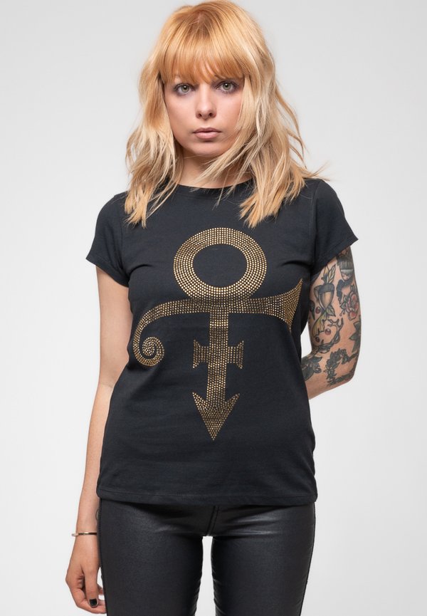 PRINCE GOLD SYMBOL DIAMANTE - Print T-shirt