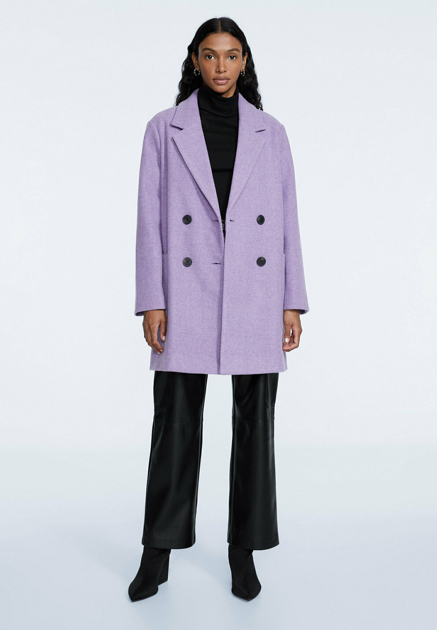 Soft Touch Cappotto Uomo Stradivarius Cappotto Lilla Stradivarius 2025