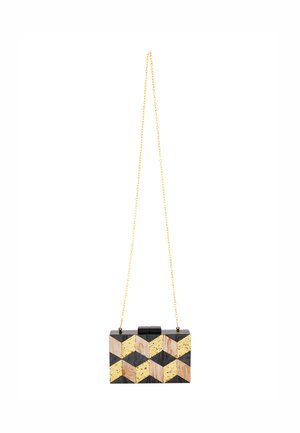 CO-BRANDED WITH FELIPA - Clutches - schwarz gold