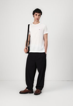SLIM TEE 2 PACK - Basic póló - dark night navy/ecru