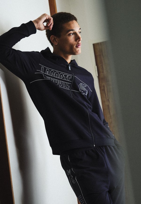 Pyjama bottoms - bleu marine   blanc4