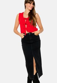 LolaLiza Falda vaquera - black