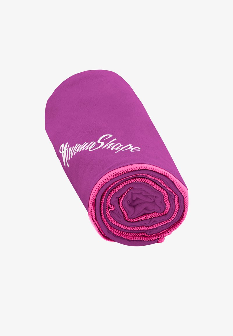 NirvanaShape URLAUBER UND TRAVELLER - Beach towel - rosa pinker rand