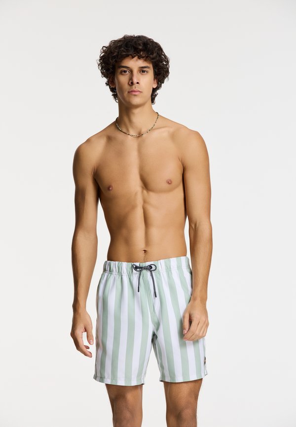 REGULAR FIT BROAD STRIPE - Badeshorts