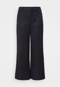 Gina Tricot Petite Tygbyxor - black