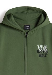 Vans WALL - Sudadera con cremallera - dark olive
