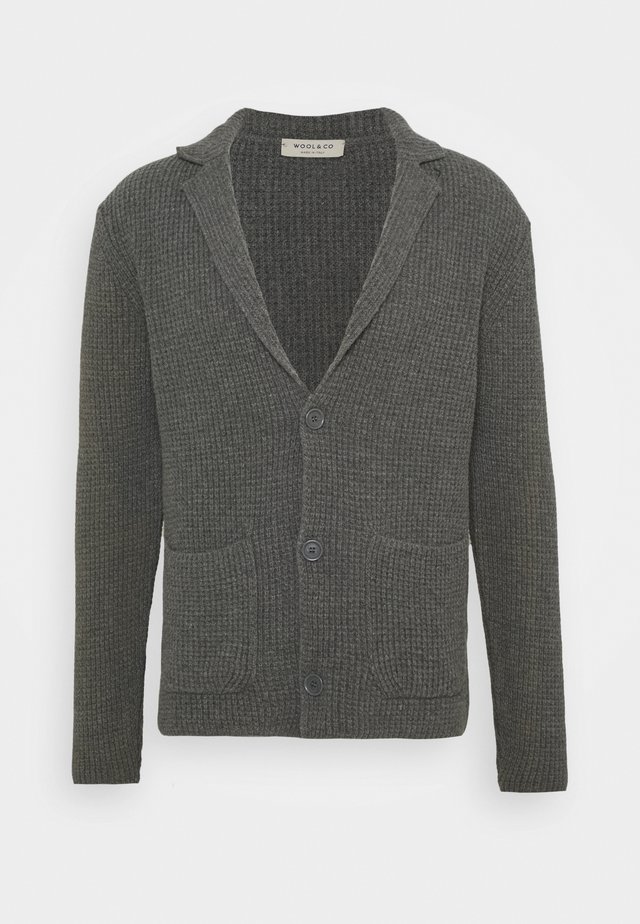 Strickjacke - hellgrau