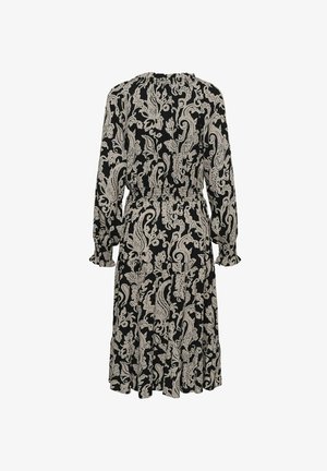 Cream, CRLUCY LONG PRINT DRESS - Maxi ruha - pitch black paisley