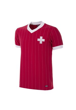 SCHWEIZ  - T-shirt print - red