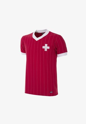 COPA SCHWEIZ - T-Shirt print - red