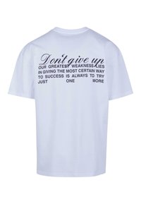 9N1M SENSE DONT T GIVE UP - Print T-shirt - white