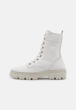 Botines con plataforma - off-white