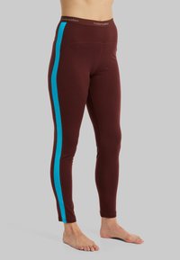 icebreaker MERINOSONEBULA - Leggings - DARK BROWN
