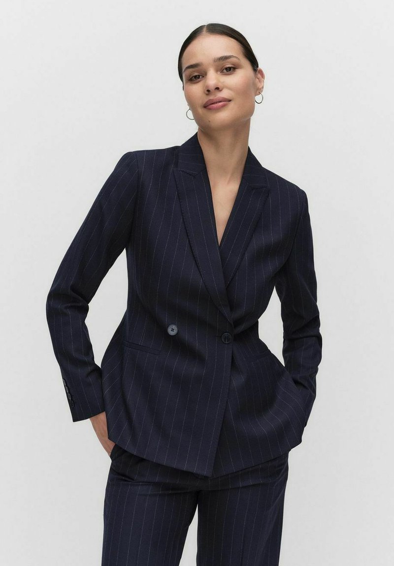 STOCKH LM Blazer - navy pinstripe