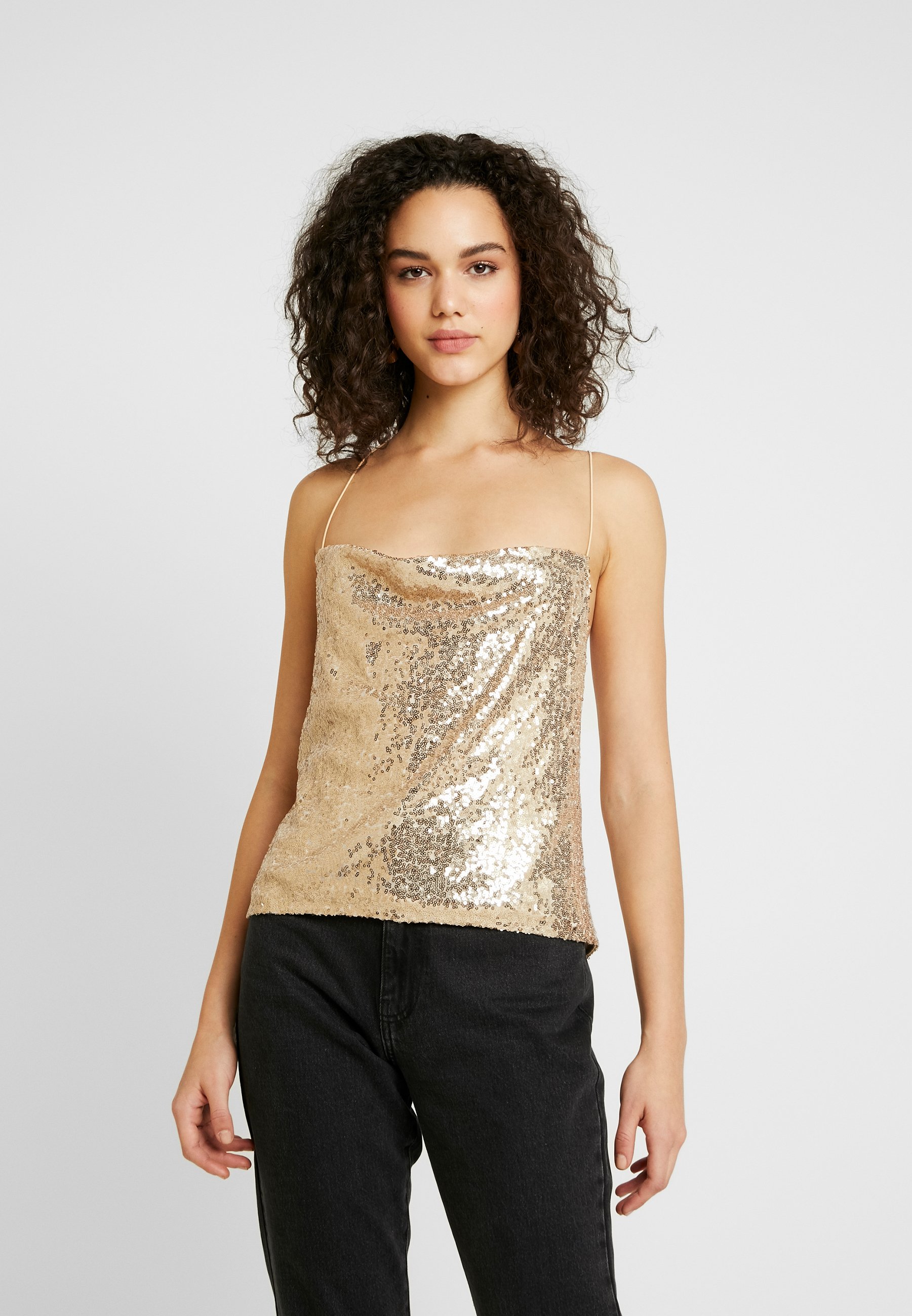 sequin singlet top