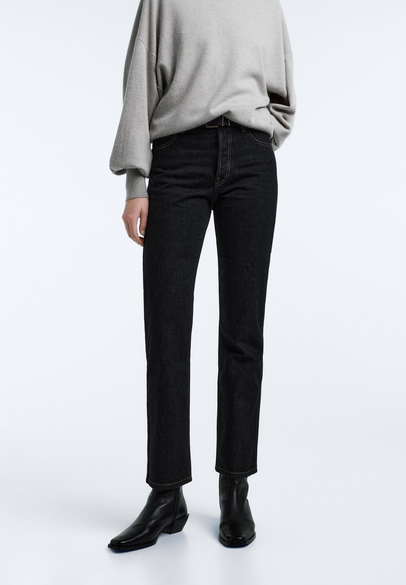 Massimo Dutti Jeans a sigaretta - black