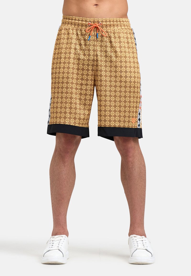 Arena ANNIVERSARY UNISEX Swimming shorts gold multi black white