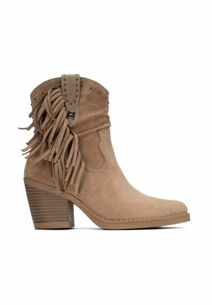 Refresh, BOTIN DE MUJER CON TACÓN - Botines camperos - beige