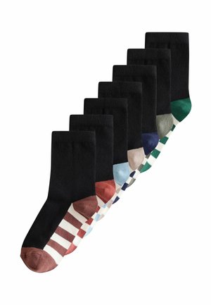 Next, 7 PACK - Socken - black stripe