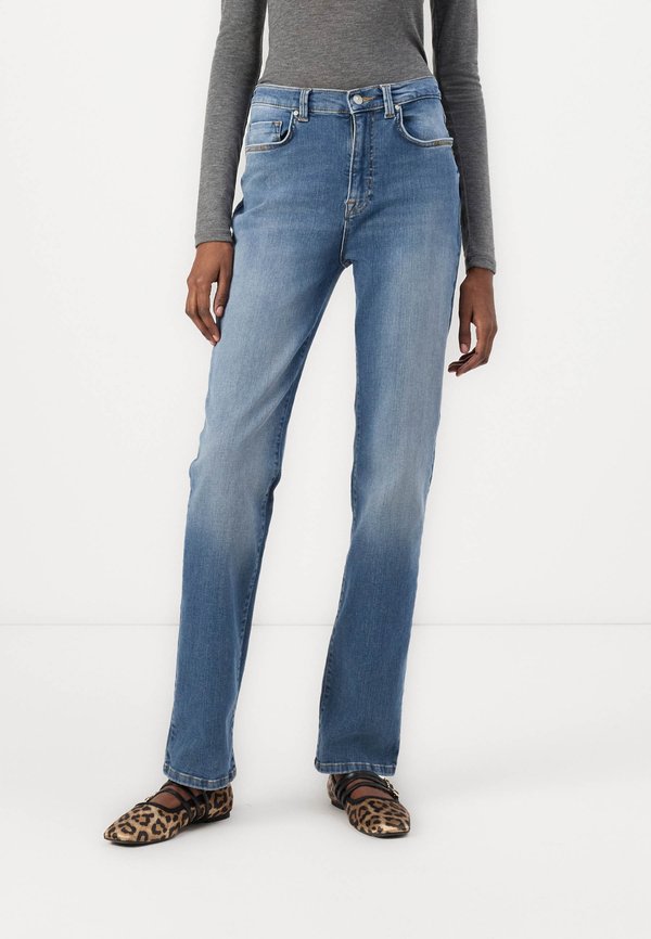 JONNA HIGH RISE  - Straight leg jeans - valene wash
