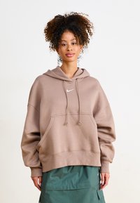 Nike Sportswear - SPORTSWEAR PHOENIX FLEECE - Džemperis ar kapuci - mink brown/sail Miniatūras attēls 1