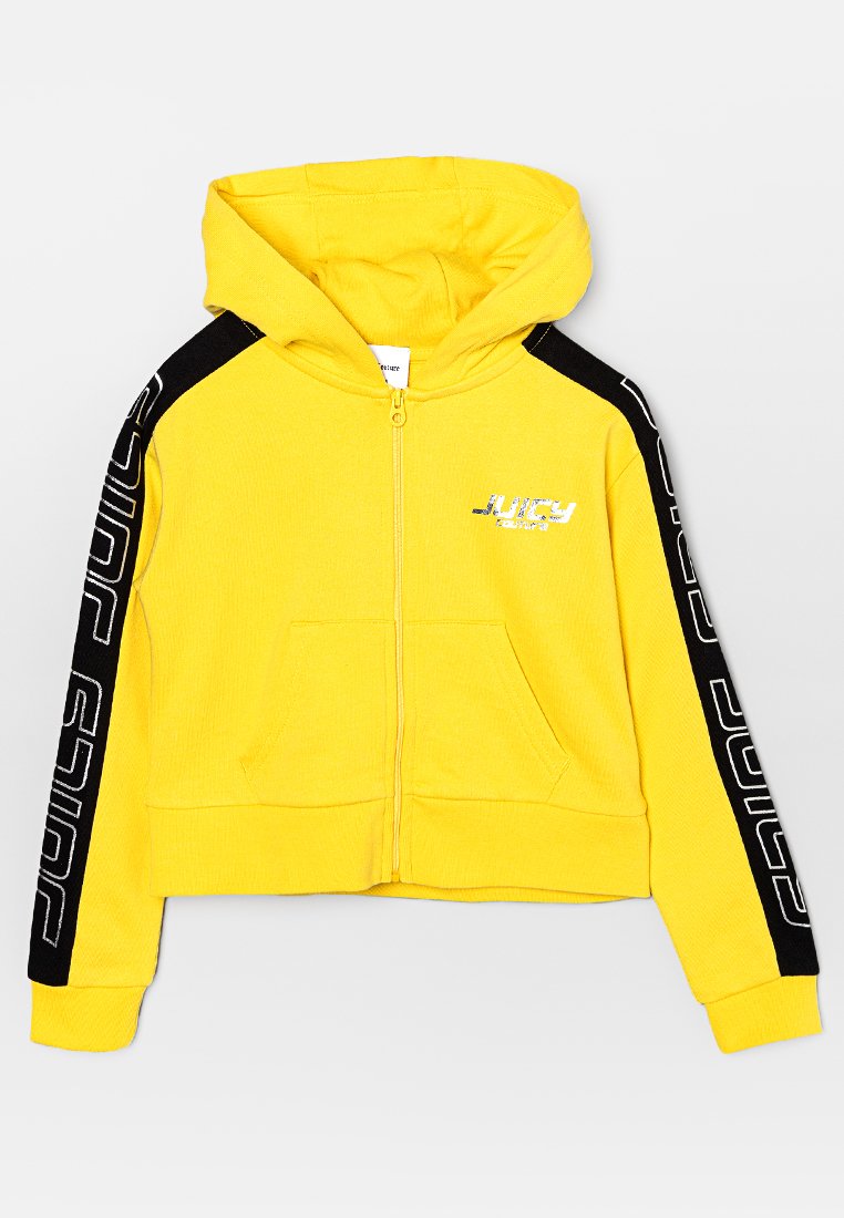 Juicy Couture Sweater met rits geel