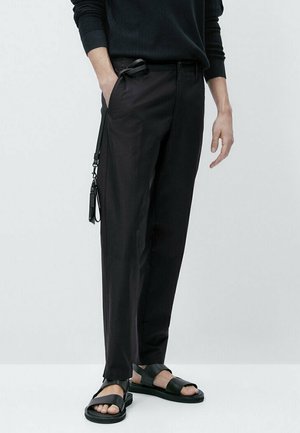 Massimo Dutti Chino - blue-black denim