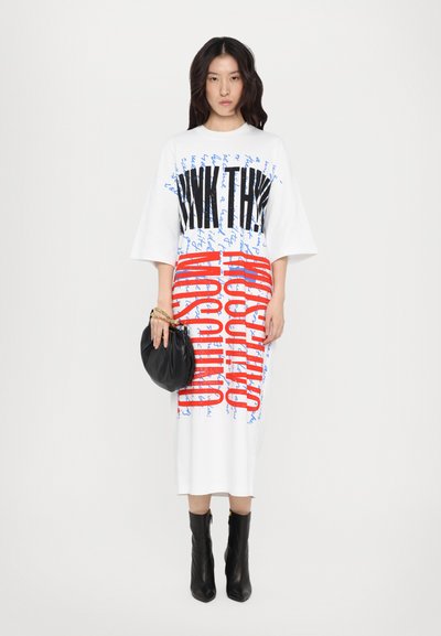 MOSCHINO TERRY JONES - Džersejové šaty - white