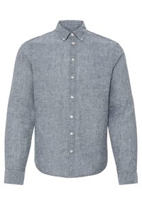 Casual Friday Camicia Uomo Cfanton BD In Misto Cotone E Lino - Il Must Have Dell'Estate, Colore Blu