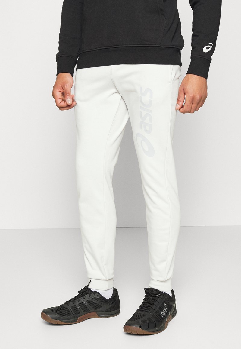 ASICS BIG LOGO SWEAT PANT - Calças de fato de treino - mid grey heather/dark grey