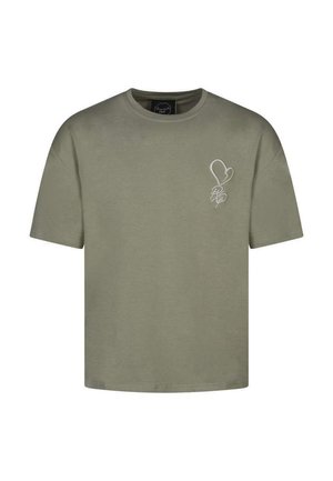 T-shirt imprimé - kaki