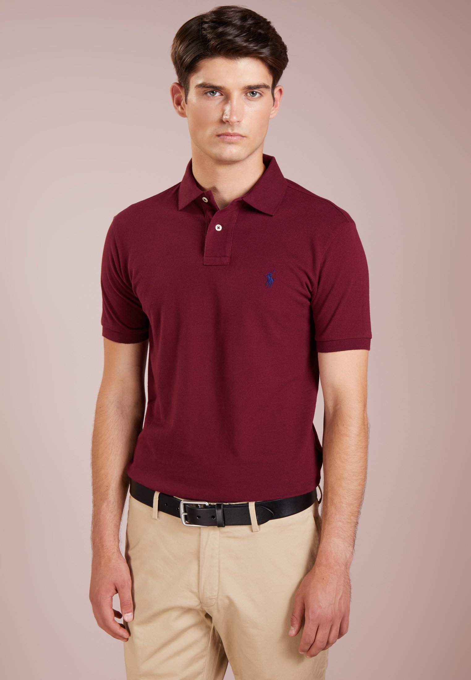 ralph lauren classic wine polo shirt