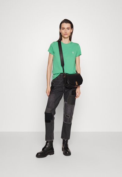 Polo Ralph Lauren COTTON JERSEY CREWNECK T-SHIRT - Camiseta básica - raft green