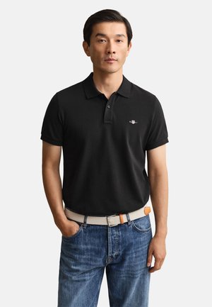 GANT, SLIM SHIELD - Polo shirt - black
