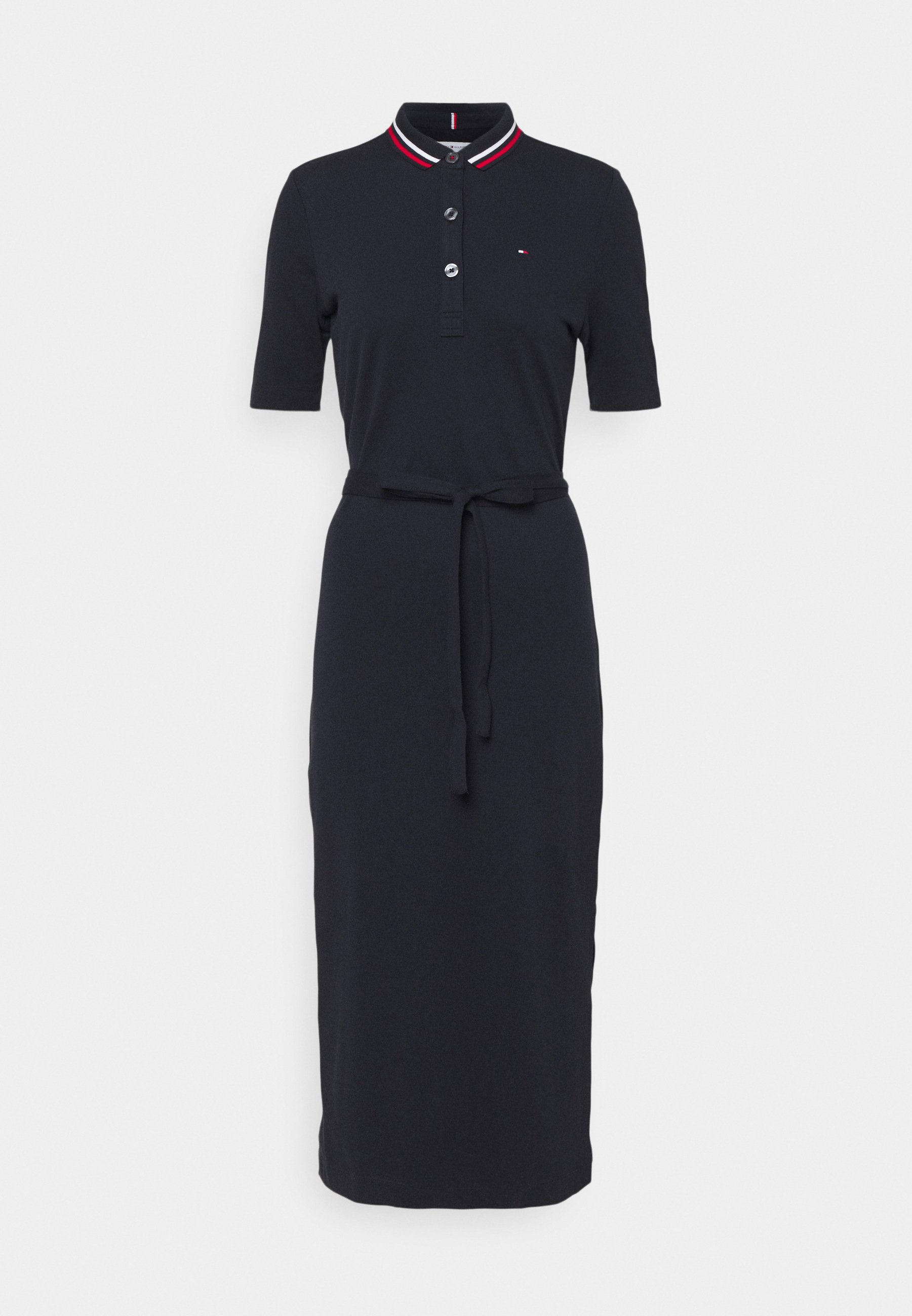 tommy hilfiger breton regular midi dress
