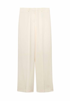 Marks & Spencer, ULTIMATE PLEAT FRONT STRAIGHT LEG TROUSERS. - Bukser - ivory