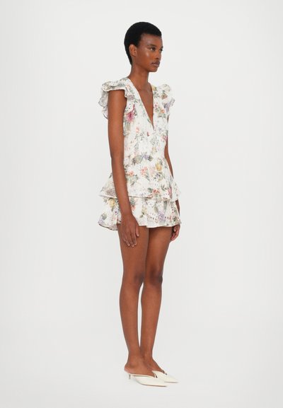Alice + Olivia KESSIE RUFFLE ROMPER - Pajac - sweet nothings
