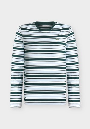 Lacoste, REGULAR FIT T-SHIRT - Camiseta de manga larga - green/light blue