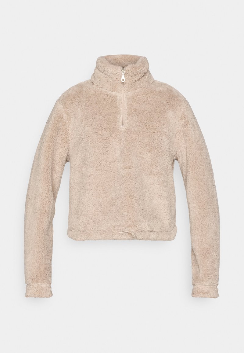 Only Play Fleece trui beige
