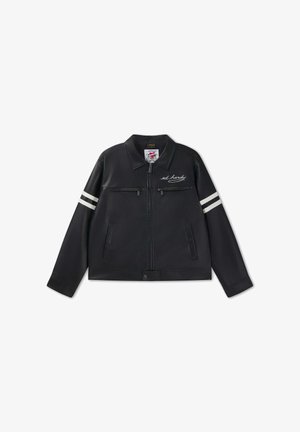Ed Hardy, Chaqueta de cuero sintético - black