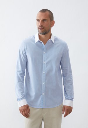 Pluus - blue/white