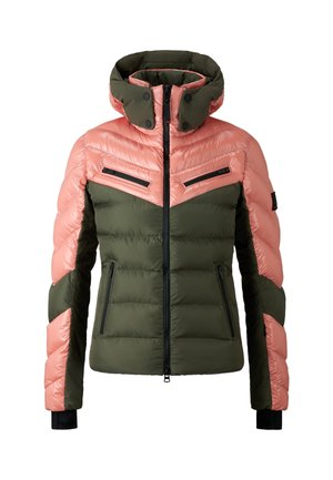 FARINA - Snowboard jacket - pink oliv grün
