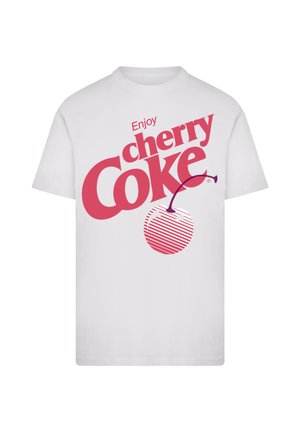 COCA COLA ENJOY CHERRY COKE - Print T-shirt - weiß