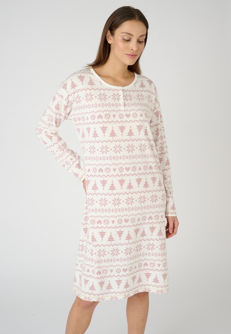 Damart THERMOLACTYL - Camisón - ecru graphic