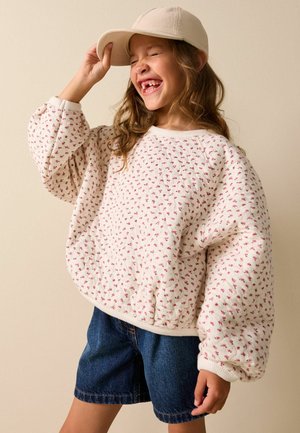 Next, REGULAR FIT  - Sweatshirt - cream flower ditsy