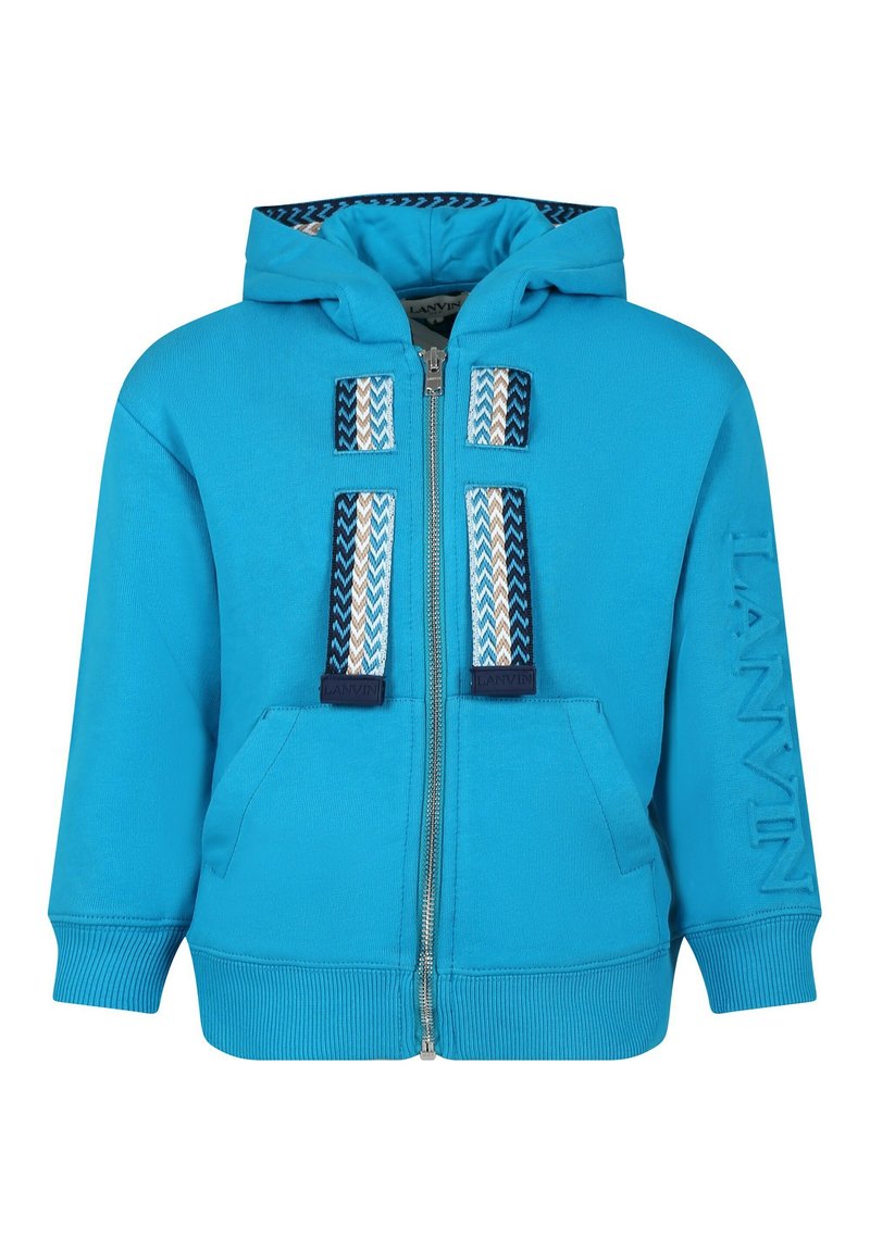 LANVIN Sweater met rits lichtblauw