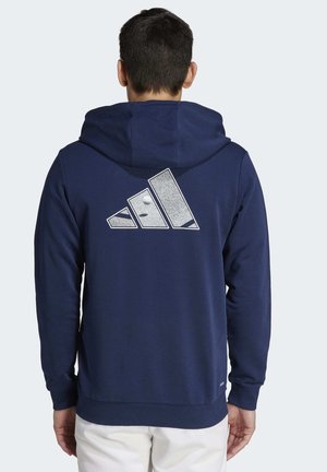 adidas Performance CLUB - Felpa con cappuccio - collegiate navy