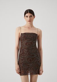 Bec + Bridge - ALIZE SINGLET DRESS - Cocktailjurk - espresso Miniatuurafbeelding 1