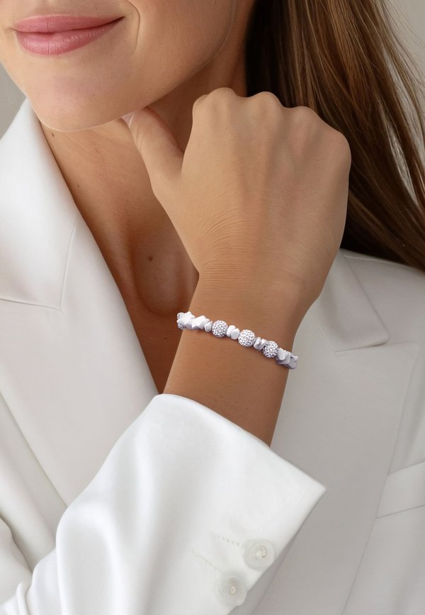 MIT NATURSTEINEN  HEILENERGIE - Armband - weiß